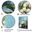 «Green Snowdrops», art mural sur toile-97192449-97192450