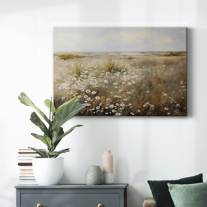 Paysage rétro - DCCDXLIX sur toile, H 33 po x l 49 po