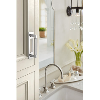 Medora Center-to-Center Rectangle Cabinet Pull Backplate