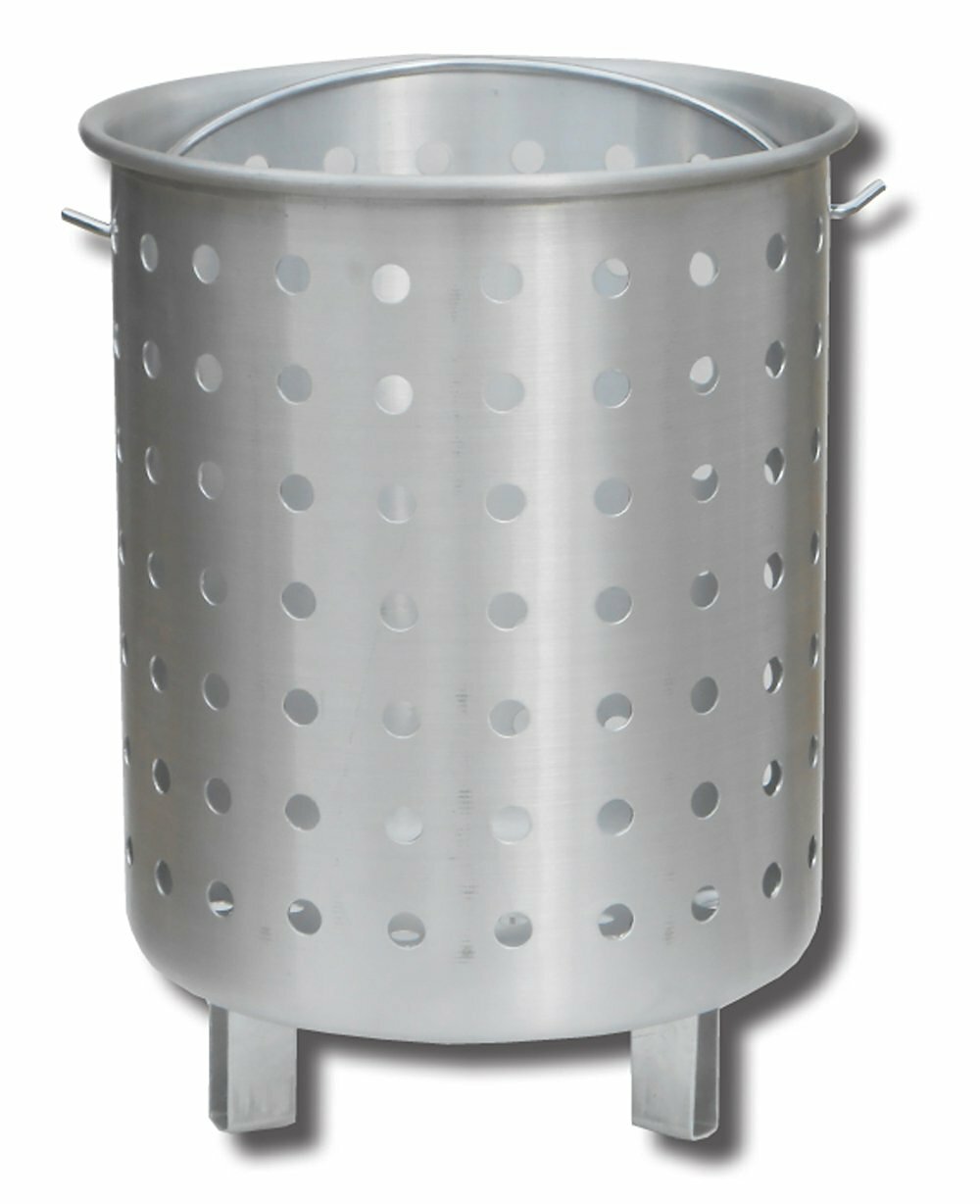 King Kooker 10-Quart Stainless Steel Fry Pot and Basket in the Cooking Pots  department at