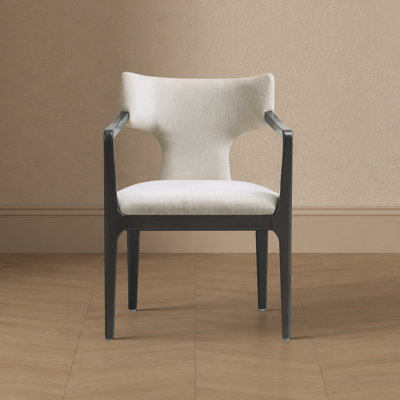Fauteuil de salle à manger en bois de hêtre Eloria