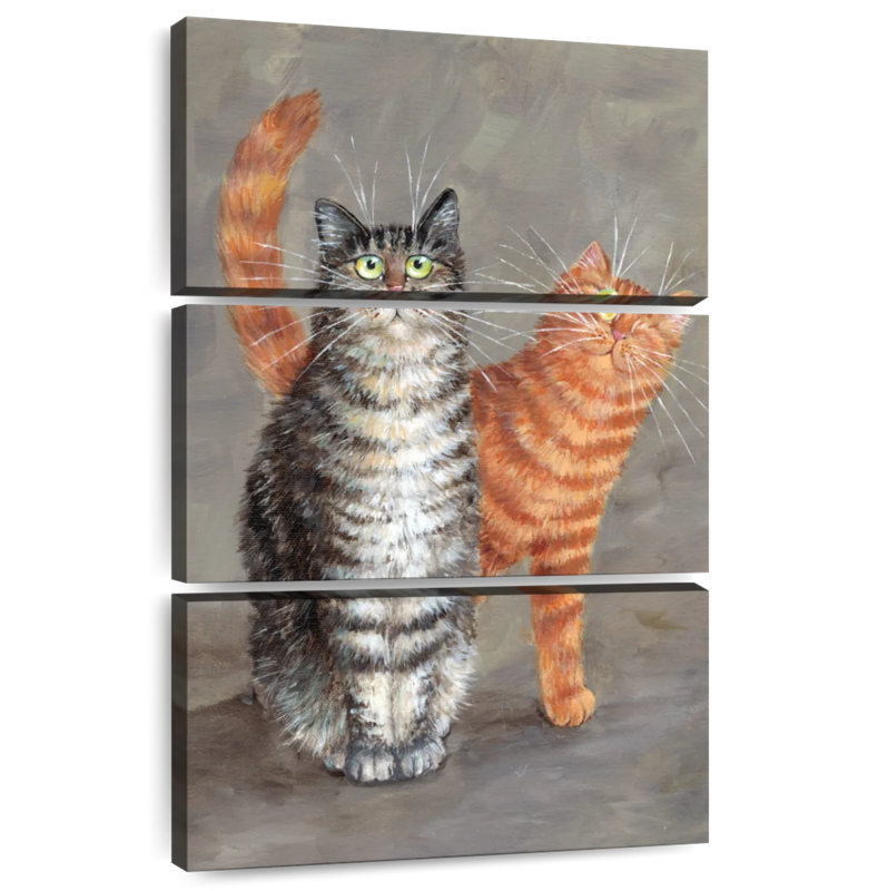 Brampt Charlie And Sir Winston, 65" H x 42" W
