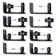 LAZ Sliding Barn Door Wall Guide Bottom Adjustable 8 Setup Options