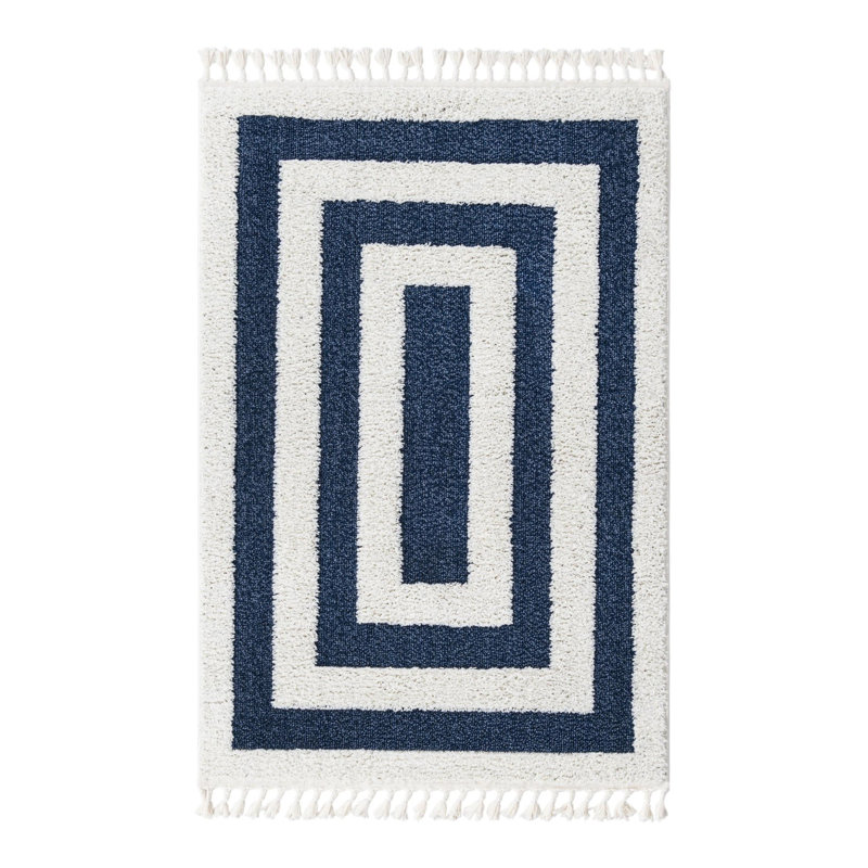 Deiah Geometric Indoor Rug, Rectangle 4'1" x 6'1"