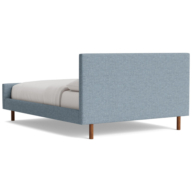 Skinny Fat Bed, Velvet - Sage, Queen