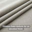 Linen Blackout Eyelet Curtains - Thermal Insulated Room Darkening Window Panels-122906843-122473028