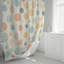 Rideau de douche avec tapis de bain-1309256256