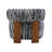 Tilton Zebra-Stripe Chenille Accent Chair-1248933958