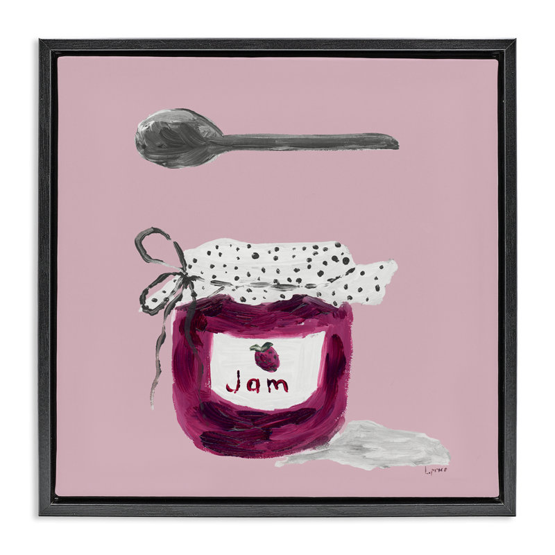 Cadre flottant Jam Jar, Cadre flottant noir de jais, H 18 po x l 18 po