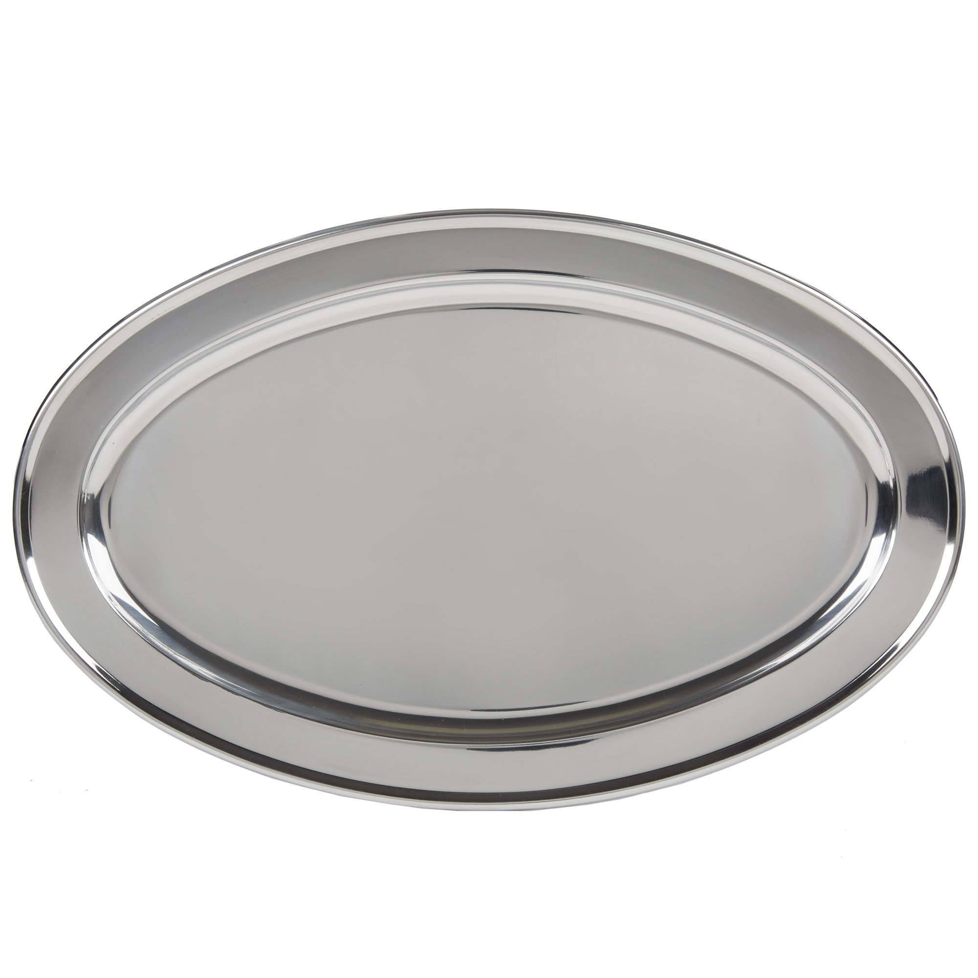 Ebern Designs Primrosa Stainless Steel Platter | Wayfair