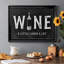 «Wine A Little», toile encadrée de qualité supérieure - prête à être accrochée-1279946278-1279946298