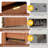 6 Drawer Dresser with Fluted Panel, Wide Chest of Drawers, Curved Wooden Dresser for Closet with Metal Wide Handles, Storage Dresser Organizer-12835091