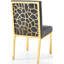Chaise d'appoint rembourrée en velours Sansa-24010589-24010587