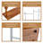 Solid Wood & Stainless Steel Freestanding Coat Rack Hanger With Storage-181807931