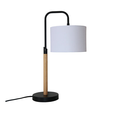 New Design Small Modern Stylish Desk Lamp In Stock In The United States,Easy To Install for Bedside Table Lamp, Night Light, Study Lamp, Arcus Paniz Simple Table Lamp with Cylinder Shade 110V
