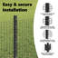 Vidaxl Fence With Posts Steel-116797971-116797938