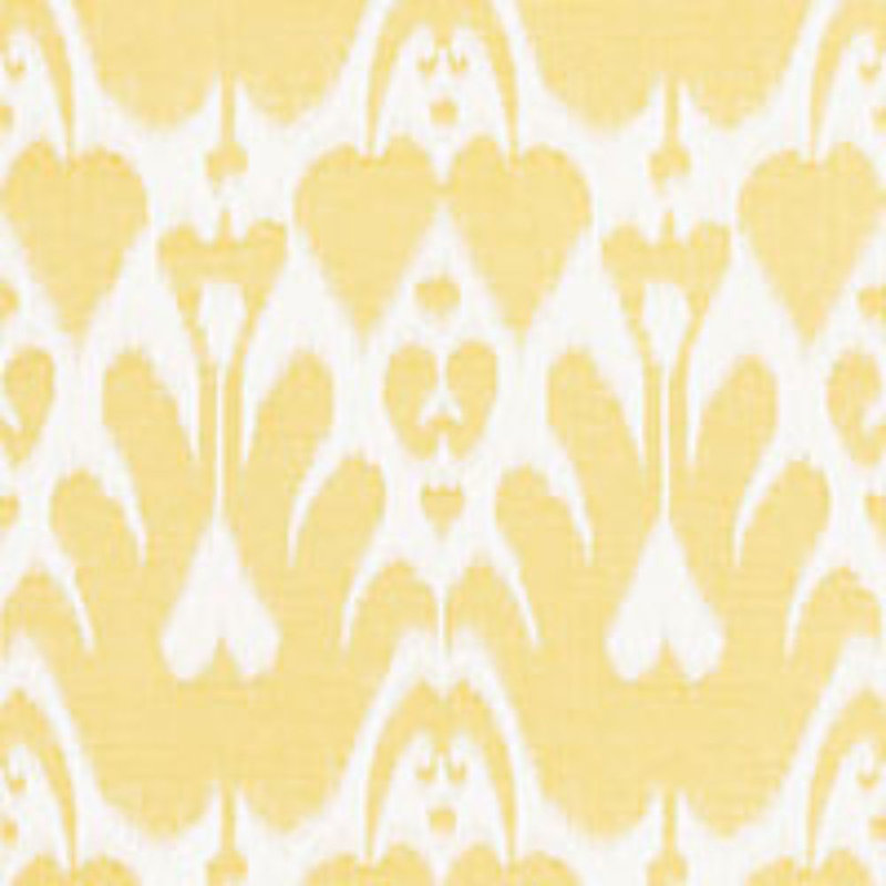 Lela Cotton Ikat Fabric, Yellow