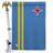 Double Sided 40'' H x 28'' W Polyester Flag Set
