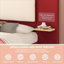 Lit plateforme tapissier à usage quotidien en similicuir rouge grand format-129462947