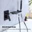 1 Handle Wall Waterfall Faucet with Diverter