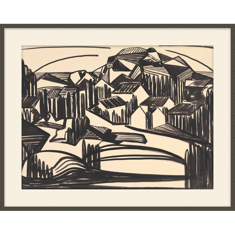 Hillscape 1 Print, 20.54" H x 24.54" W
