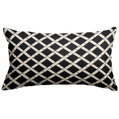 Bamboo Pattern Outdoor Rectangular Pillow Cover & Insert