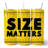 Size Matters Man 20oz Personalized Tumbler With Lid and Stainless Steel Straw, Handyman Tape Measure Gift Cup