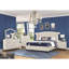 Grand lit capitonné en cristal Sophia en bois crème-596704845-596704834