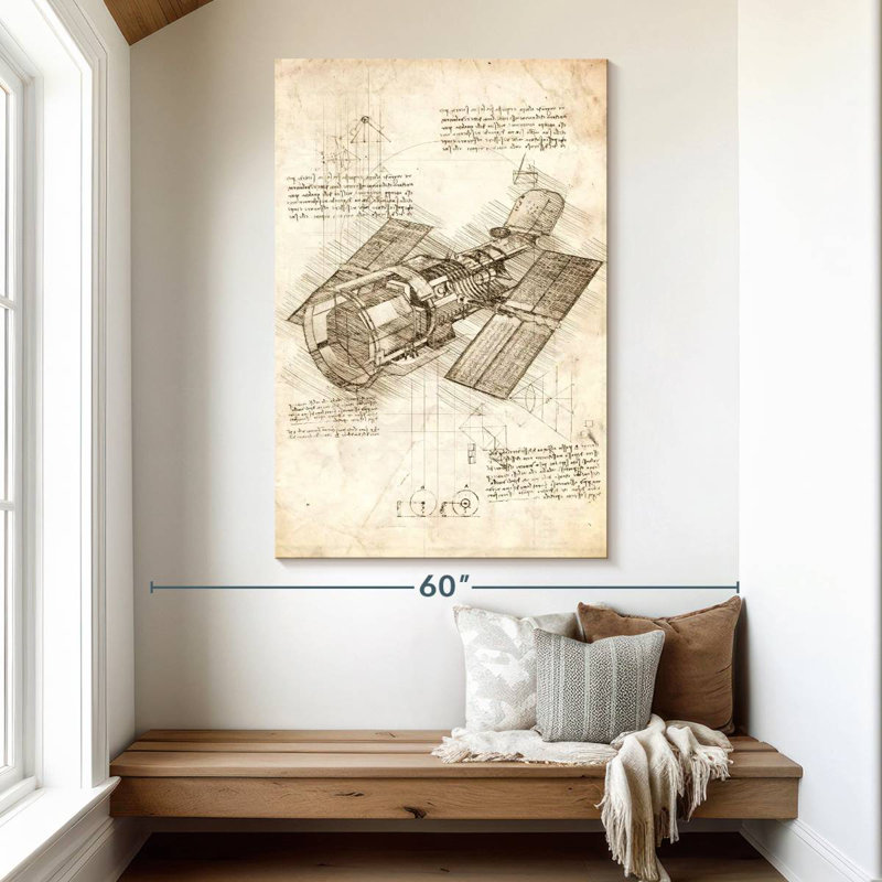 Oberle Hubble Space Telescope, 51" H x 34" W