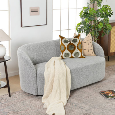Cleaven 68'' Wide Boucle Upholstered Loveseat Sofa