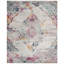 Tapis oriental gris clair / fuchsia Christa-4908004