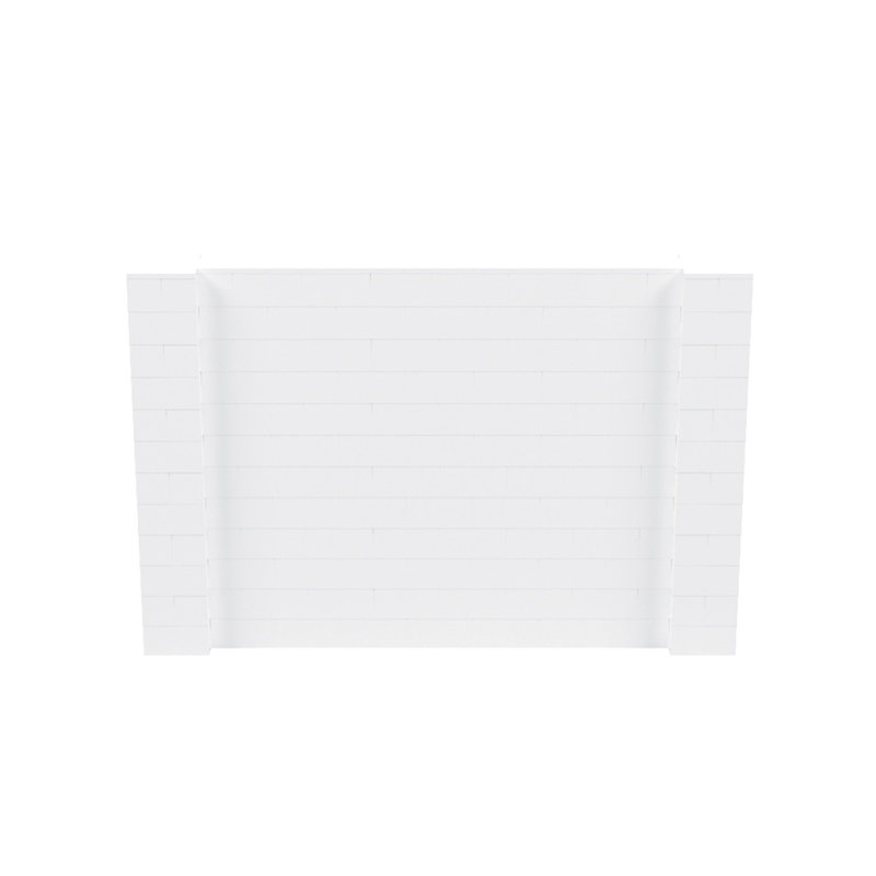 Cloison 1 panneau autoportante, H 72 po x l 108 po x P 12 po, Blanc