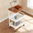 3-Tier Storage Table With Wheels