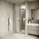 Ausa 36" x 72" Semi-Frameless Bi-Fold Shower Door with CrystalTech Treated 1/4" Tempered, Clear Glass