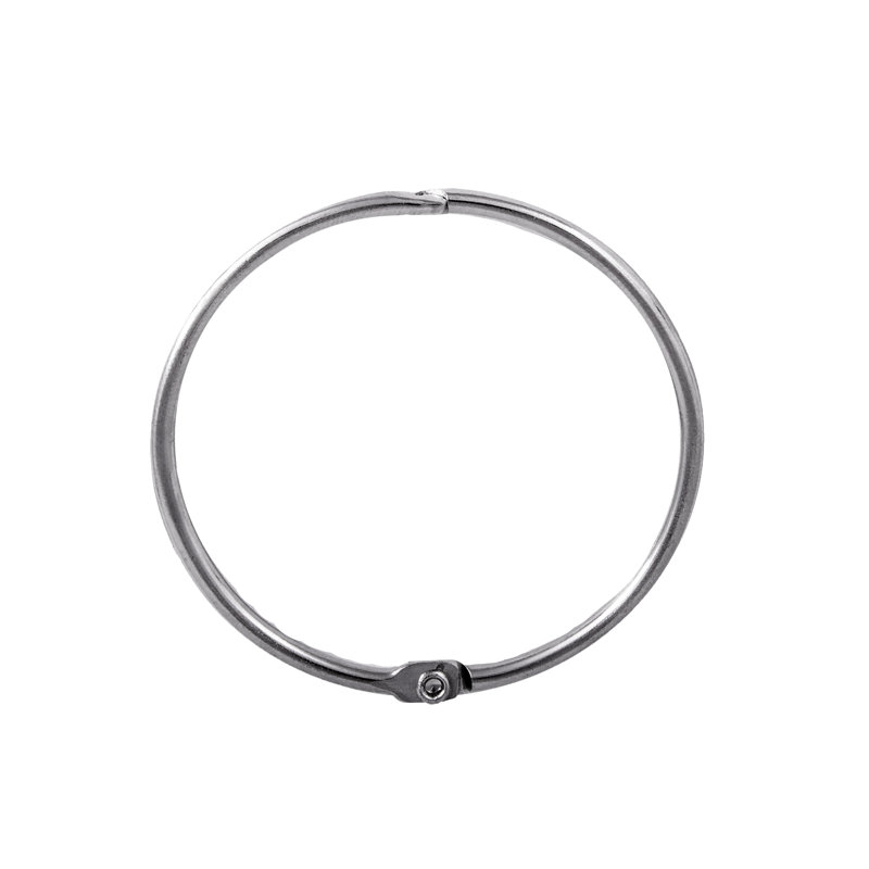 Kenney Rust-Resistant Metal Circular O-Ring Shower Curtain Rings, Chrome