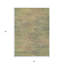 Tapis extérieur lavable abstrait vert artichaut 3 pi x 5 pi vert artichaut