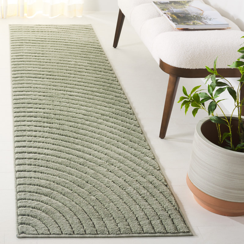 Alis Geometric Area Rug, Runner 66 X 244cm