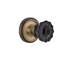 Classic Rosette with Crystal Black Door Knob-1414113475-1414113479