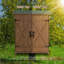 Armoire d'extérieur en bois massif Lean-To-95973147