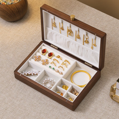 Black Walnut Wooden Jewelry Box