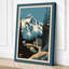 Mountain at Silence Japandi - Wrapped Canvas-131762282-131762289