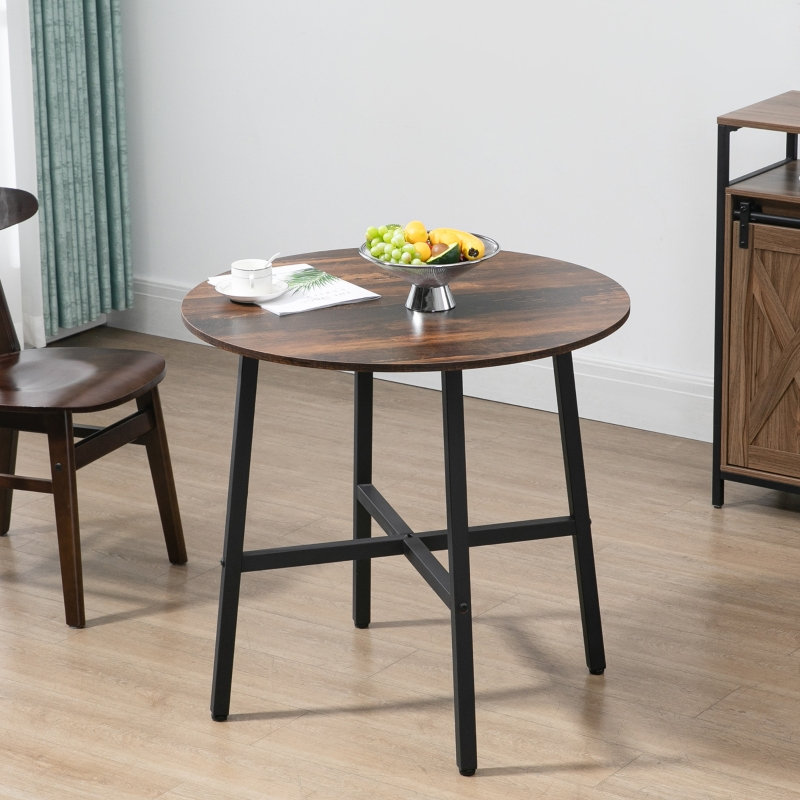 Metal Base Dining Table