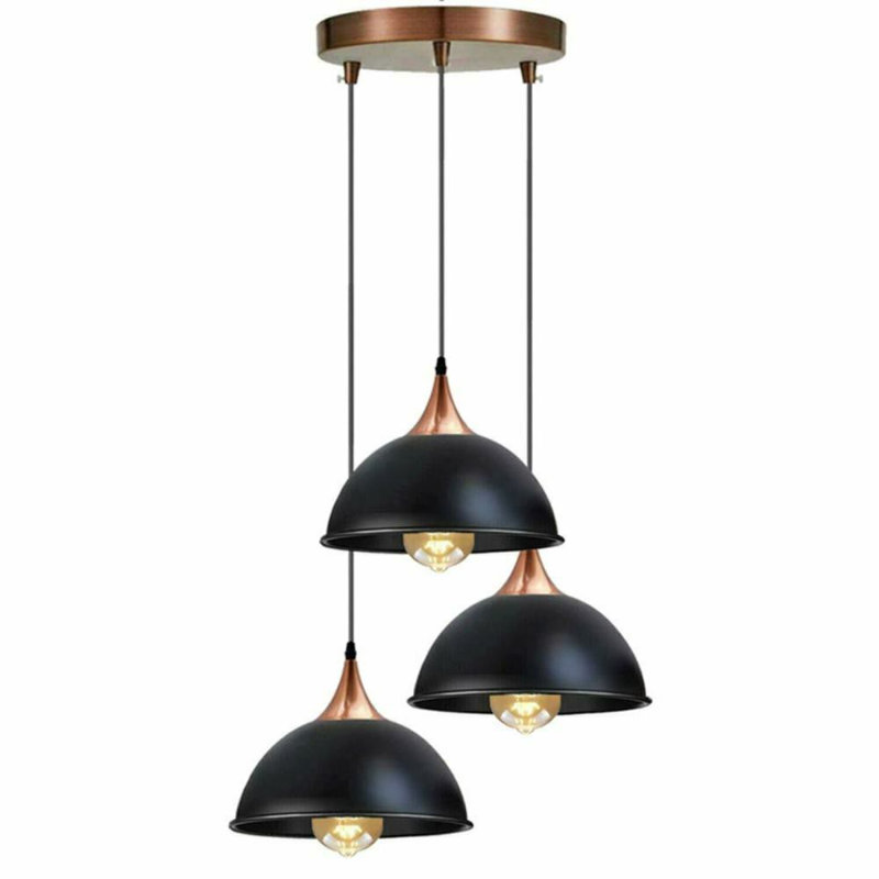 Bridgegate 3 - Light Black Cluster Pendant