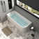 KDK HOME 67” Freestanding Bathtub, Alcove/Back to Wall Acrylic Soaking Tubs with Overflow