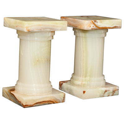 Traditional Stone Non-Skid Bookends