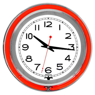 Horloge murale 14 po double ring