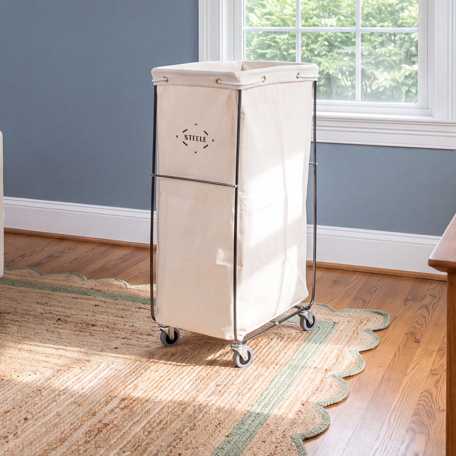Small Canvas Bag Caddie with Casters