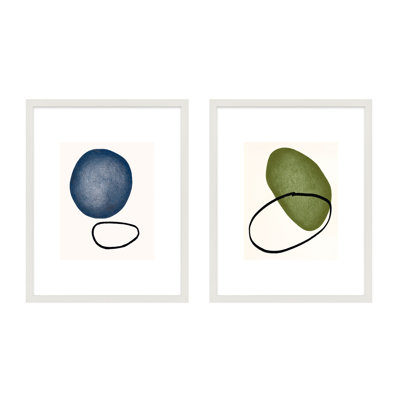 No. 151 & 167, Set of 2 Framed Print by Katy Montica