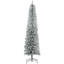 Arbre de Noël artificiel 7 pi 7 pi avec 405 pointes enneigées et base en métal