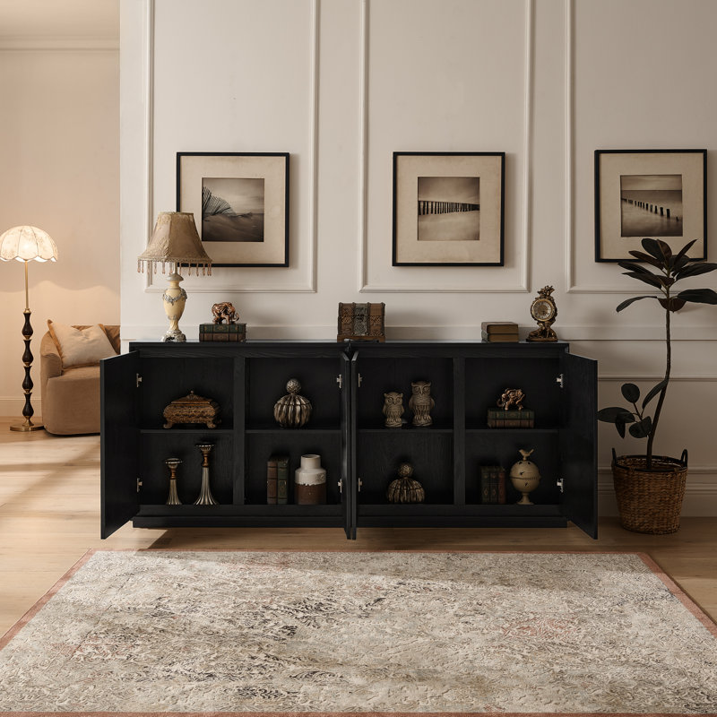 Mid Century Modern V-Shape Storage Cabinet